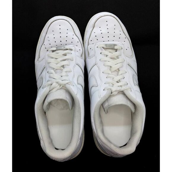 Nike Air Force 1 Men\'s Pre-owned Low Top Triple White Sneakers - sz. 13 main image 6